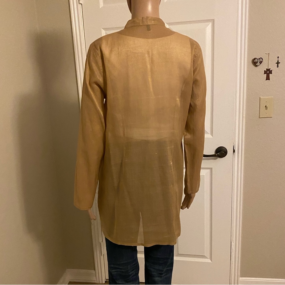 Eileen Fisher Metallic Top - Picture 9 of 12
